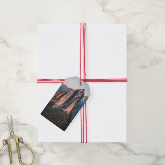 Epic Mountain Norway Landscape Photo ギフトタグ (より糸付き)