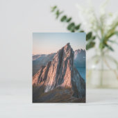 Epic Mountain Norway Landscape Photo ポストカード (スタンド正面)