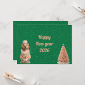Epic New Year's Eve Bash Greeting Card2026 カード (正面/裏面インサイチュ)