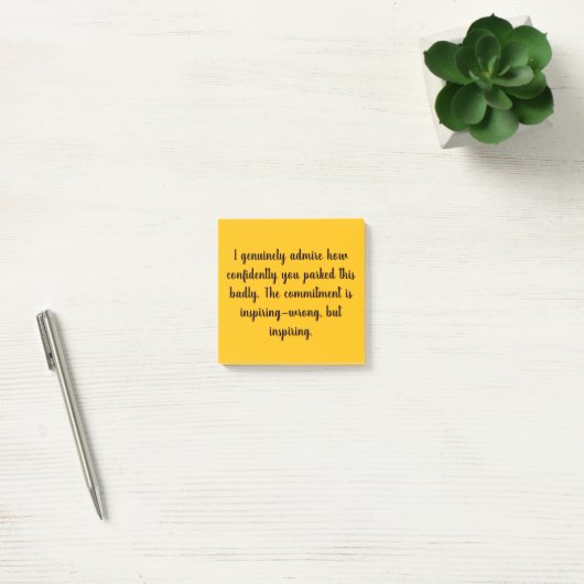 Epic Parking Fail Sticky Notes ポストイット (オフィス)