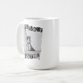 Epic Parkour Master Funny Punk Kitty Design コーヒーマグカップ (正面左)