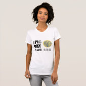 Epic Pi Day - E"PI"C Day Blueberry Lattice Pie Tシャツ (正面フル)