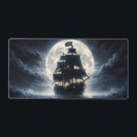 Epic Pirate Ship Moon Mouse Pad – Dark Ocean Pirat デスクマット<br><div class="desc">Upgrade your desk setup with this epic pirate ship mouse pad featuring a mysterious vessel sailing across a dark ocean beneath a massive glowing moon. Surrounded by mist, waves, and a dramatic night sky, this design captures the spirit of pirate adventure and legendary sea voyages. The cinematic nautical artwork creates...</div>