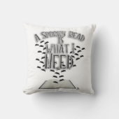 Epic Readerスローガン不気味読が必要だ クッション (正面)