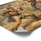 Epic Roman Gladiator Battle Traditional Foes ポスター (角)
