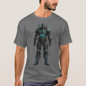 EPIC Sci-Fi Power Armor Futuristic Warrior T-Shirt Tシャツ (正面)
