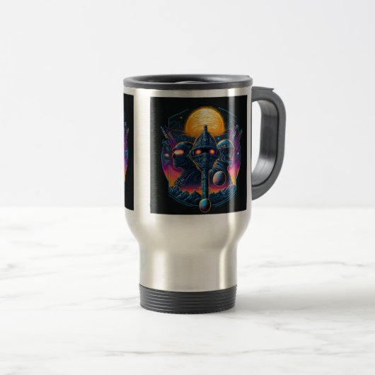 Epic Science Fiction Travel/Commuter Mug, 15 oz トラベルマグ (正面右)