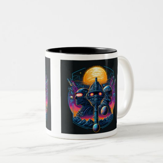 Epic Science Fiction Two-Tone Mug, 11 oz ツートーンマグカップ (正面右)