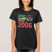 Epic Since February 2006 Retro For 16 Year Old's Tシャツ (正面)