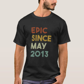 Epic Since May 2013 Gifts 9 Year Boy Girl 9Th Birt Tシャツ