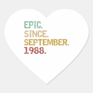 Epic since September 1988 ハートシール