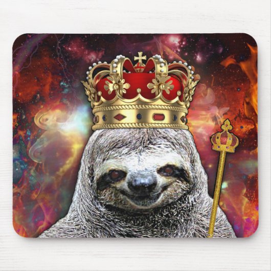 Epic Sloth king musepad マウスパッド (正面)