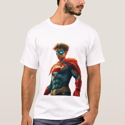 Epic Superheroデザイン- Tシャツで利用可能！ Tシャツ (正面)