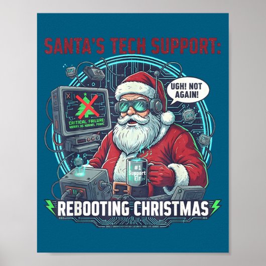 Epic Support Santa Rebooting s Tech ポスター (正面)