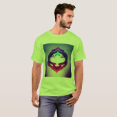 "Epic Symmetrical Dragon Logo – ミニマルモダンリスト Tシャツ (正面フル)