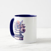 Epic Tales Await |ブックの愛好家 マグカップ (正面左)