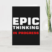 Epic Thinking In Progress Big Ideas Introvert Game カード (正面)