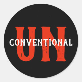 Epic UNconventionalステッカー ラウンドシール