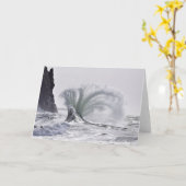 Epic Waves at Cape Missed, WA カード (黄色い花)