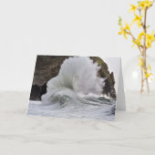 Epic Waves at Cape Missed, WA カード (黄色い花)