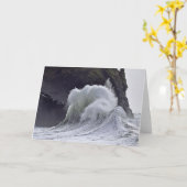 Epic Waves at Cape Missed, WA カード (黄色い花)