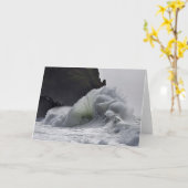 Epic Waves at Cape Missed, WA カード (黄色い花)