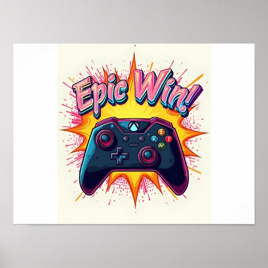 Epic Winゲームコントローラ ポスター (正面)