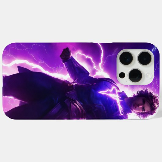 「EpicArmor: iPhone 15 Pro Max用ヒーローシリーズ」 Case-Mate iPhoneケース (裏面 (横))