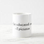 Epictetusの引用文 コーヒーマグカップ (中央)