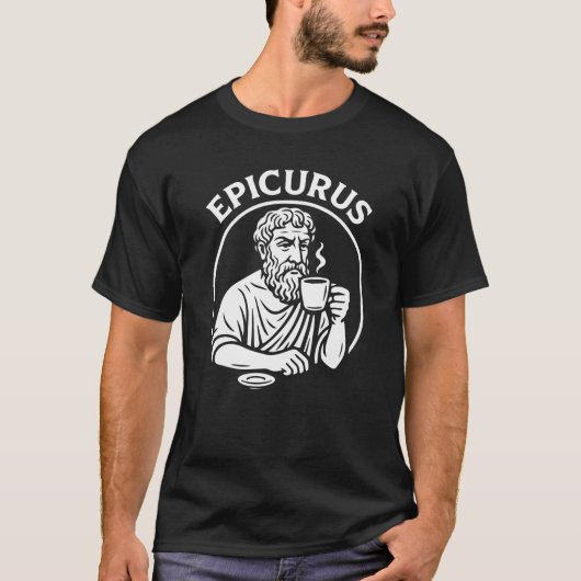 Epicurus Cup Philosophy Tee Tシャツ (正面)