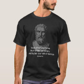 Epicurus quote tシャツ (正面)
