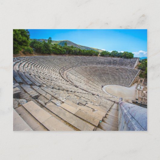 Epidaurus、Argolis、ギリシャの古代劇場 ポストカード (正面)