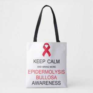 EpidermolysisのBullosaの認識度のための平静を保って下さい トートバッグ