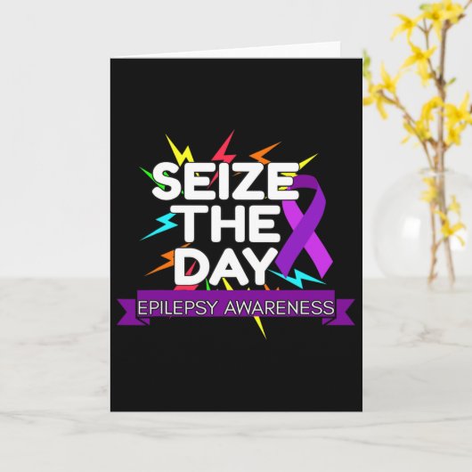 Epilepsy Awareness  カード (黄色い花)