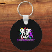 Epilepsy Awareness  キーホルダー (正面)