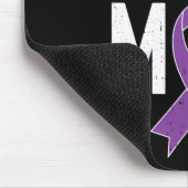 Epilepsy Awareness Byd Epilepsy Mom Purple Ribbon  マウスパッド (コーナー)
