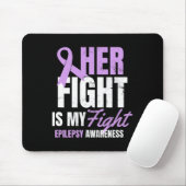 Epilepsy Awareness Design Her Fight My Gift マウスパッド (マウス)