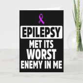 Epilepsy Awareness Enemy Epileptic Warrior Survivo カード (正面)