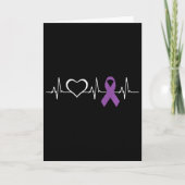 Epilepsy Awareness Epilepsy Awareness Heart  カード (正面)