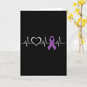 Epilepsy Awareness Epilepsy Awareness Heart  カード (黄色い花)