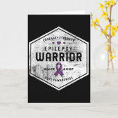 Epilepsy Awareness Epilepsy Warrior Since 2007  カード (黄色い花)