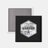 Epilepsy Awareness Epilepsy Warrior Since 2007  マグネット (正面/裏面)