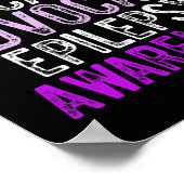 Epilepsy Awareness Epileptic Warrior Survivor 10  ポスター (角)