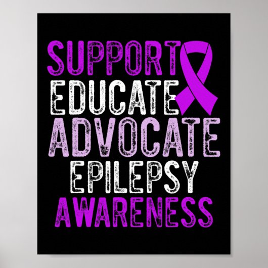 Epilepsy Awareness Epileptic Warrior Survivor 10  ポスター (正面)