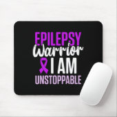 Epilepsy Awareness Epileptic Warrior Survivor 23 マウスパッド (マウス)