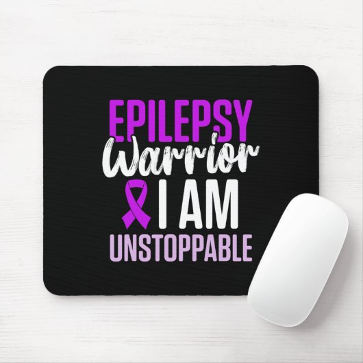 Epilepsy Awareness Epileptic Warrior Survivor 23  マウスパッド (マウス)