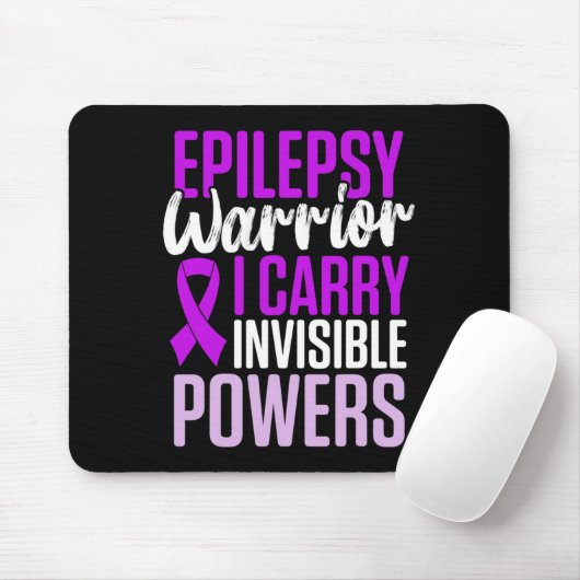 Epilepsy Awareness Epileptic Warrior Survivor 27 マウスパッド (マウス)