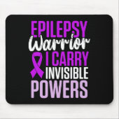 Epilepsy Awareness Epileptic Warrior Survivor 27 マウスパッド (正面)