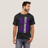 Epilepsy Awareness Epileptic Warrior Survivor 3  Tシャツ (正面フル)