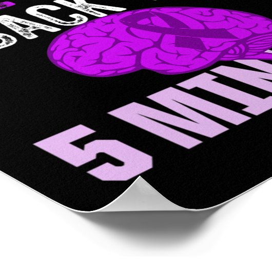 Epilepsy Awareness Epileptic Warrior Survivor 4  ポスター (角)